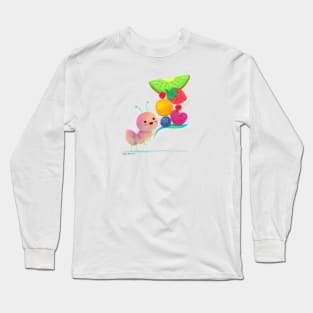 Cute Ant and Fruits Long Sleeve T-Shirt